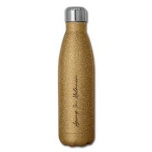 Load image into Gallery viewer, Insulated Stainless Steel Water Bottle - gold glitter
