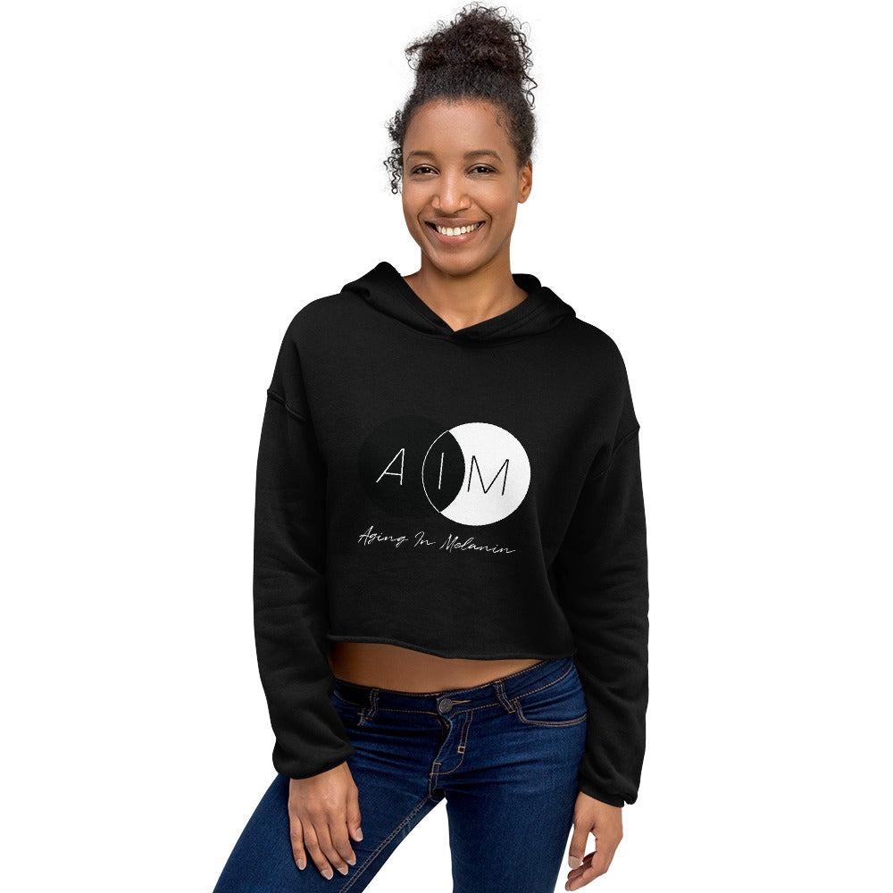 AIM Logo Crop Hoodie